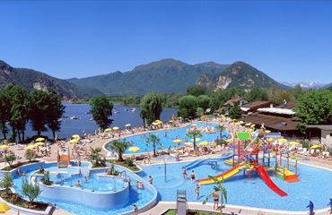 Isolino Camping Village, Lake Maggiore,Italian Lakes,Italy